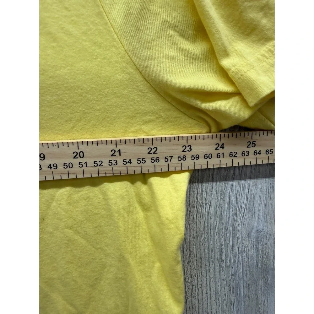 Forrest Gump Bubba Gump Shrimp Co T Shirt Mens XL Yellow Stanley Desantis Movie